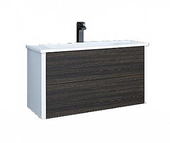 Модуль для раковины с двумя ящиками Брук 80 дуб феррара, Aquaton