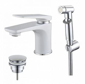 Смеситель для раковины с гигиеническим душем Allegro (LM5916CW) Lemark