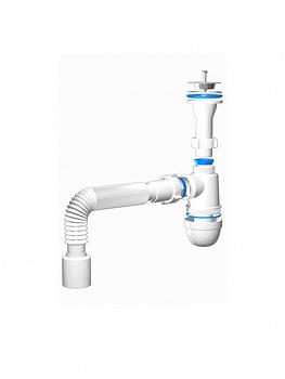 Сифон АНИ 1 1/4"*40 с гибкой трубой 40х50 АНИ Пласт