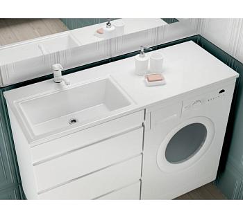 Раковина Zheneva (L) над стиральной машиной 129,8*48,2*13,7 Horké 
