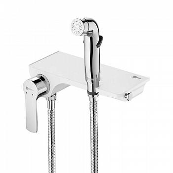 Смеситель с гигиеническим душем настенный Solo (LM7168CW) Lemark