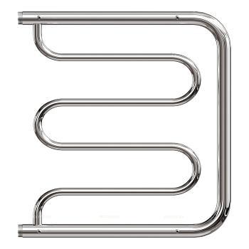 Водяной полотенцесушитель PN25555P 500x500 Фокстрот с полкой, хром Point