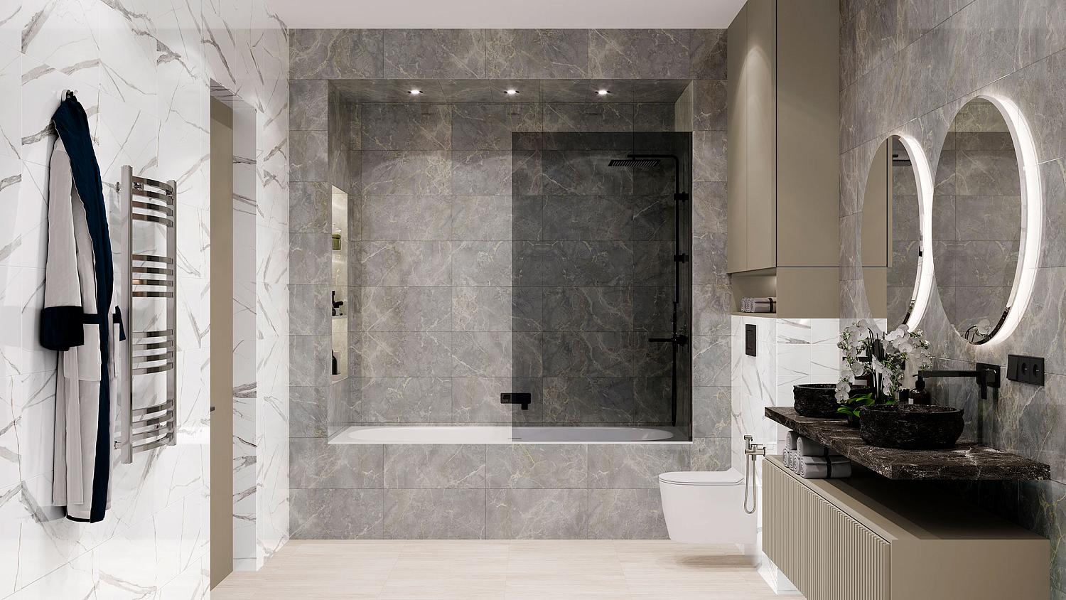 Плита настенная Spring_GT Бел 30x60 GT197VG Global Tile