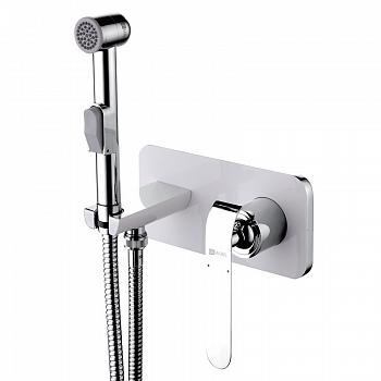 Смеситель с гигиеническим душем встраиваемый Melange (LM4919CW) Lemark