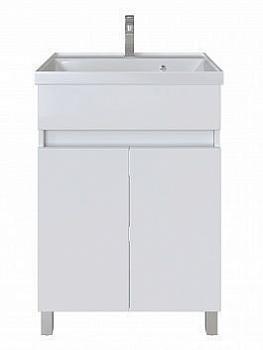 Тумба Квадро 60 напольная с раковиной Фостер 60, Sanstar