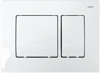 Панель смыва для инсталляции белая квадратная AZ-8200-0032 Azario