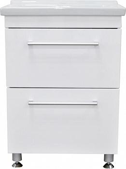 Комплект Тумба Модерн 60/2Н напольная с раковиной Fest 60 Loranto