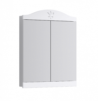 Зеркало-шкаф Франческа 65, белый, Aqwella