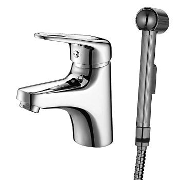 Смеситель для раковины с гигиеническим душем Luna (LM4116C) Lemark