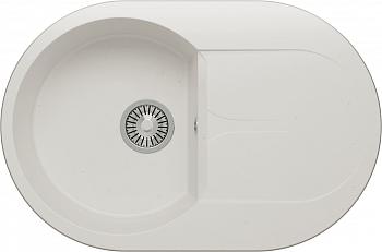 Мойка кухонная Polygran ATOL-760 №36 (Белый Хлопок)