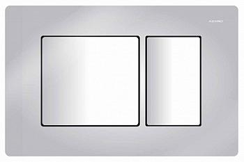 Панель смыва для инсталляции двойная, хром глянец AZ-8200-0031 Azario