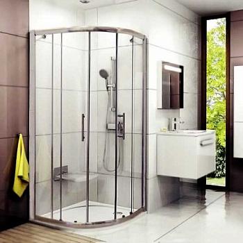 Душевой уголок Blix Transparent XP2CP4-90+поддон Ronda-90PU+экран и сифон 70508014 RAVAK