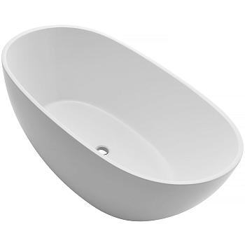 Акриловая ванна отдельностоящая овальная BB69-1700-W0 (слив цв.хром) BelBagno