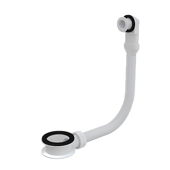 Слив-перелив для раковины белый A328B Alcaplast