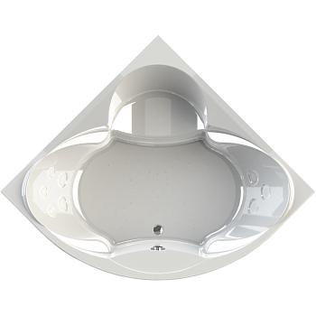 Ванна акриловая Филадельфия 168х168 с каркасом, слив-перлив хром 1-01-2-0-1-042К  Radomir