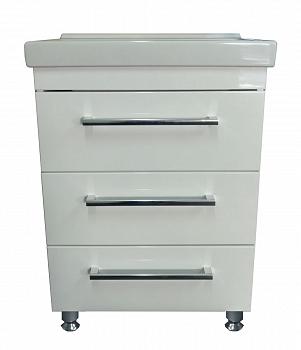 Комплект Тумба Модерн 60/3Н (60*85*43,5) с раковиной Fest 60 Loranto