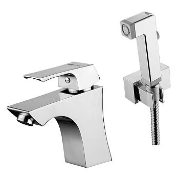 Смеситель для раковины с гигиеническим душем Unit (LM4516C) Lemark