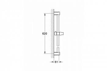 Душевая штанга Tempesta Cosmopolitan 600 мм 27521000 Grohe