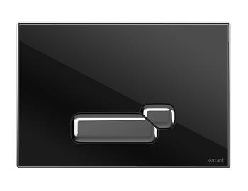 Кнопка ACTIS для LINK PRO/VECTOR/LINK/HI-TEC стекло черный Cersanit