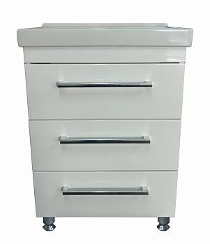 Комплект Тумба Модерн 60/3Н (60*85*43,5) с раковиной Миранда 60 Loranto