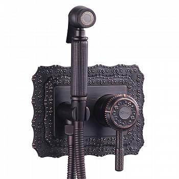 Смеситель с гигиеническим душем встраиваемый Jasmine (LM6619ORB) Lemark