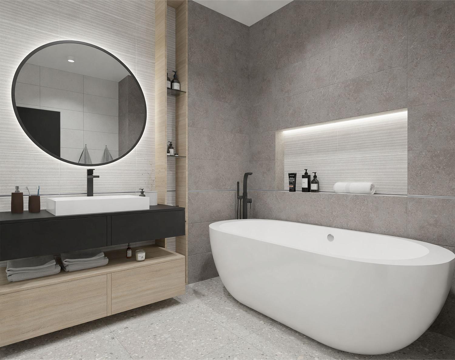 Плита настенная Sparkle Светл. сер. 30x60  GT157VG Global Tile