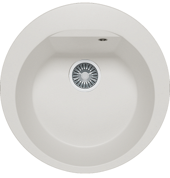 Мойка кухонная Polygran ATOL-460 №36 (Белый Хлопок)