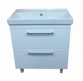 Комплект Тумба Модерн 80/2Н (80*85*43,5) с раковиной Fest 80 Loranto