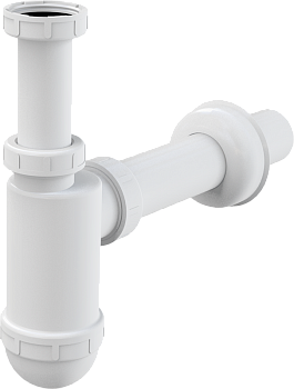 Сифон для раковины Ø40 c накидной гайкой 5/4 A43 Alcaplast