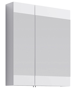 Зеркало-шкаф Нео 70 с подсветкой, белый, Aqwella
