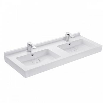 Мебельная раковина Сакура 120 две чаши, Aquaton