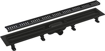 Водоотводящий желоб с порогами для перфорированной решетки APZ10BLACK-750M Alcaplast