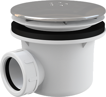 Сифон для душевого поддона металл LUX A49K Alcaplast