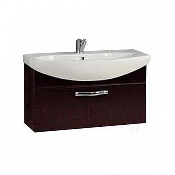 Тумба Ария 80 темно-корич. под раковину Smile 80, Aquaton