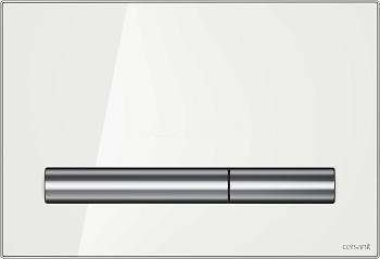 Кнопка PILOT для LINK PRO/VECTOR/LINK/HI-TEC стекло белый, Cersanit
