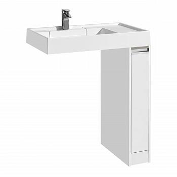 Тумба Лондри 20 под стиральную машину под раковину Рейн 80 1A236101LH010 Aquaton