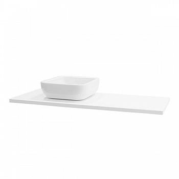 Столешница 120 (80+40) для одной раковины, Aquaton