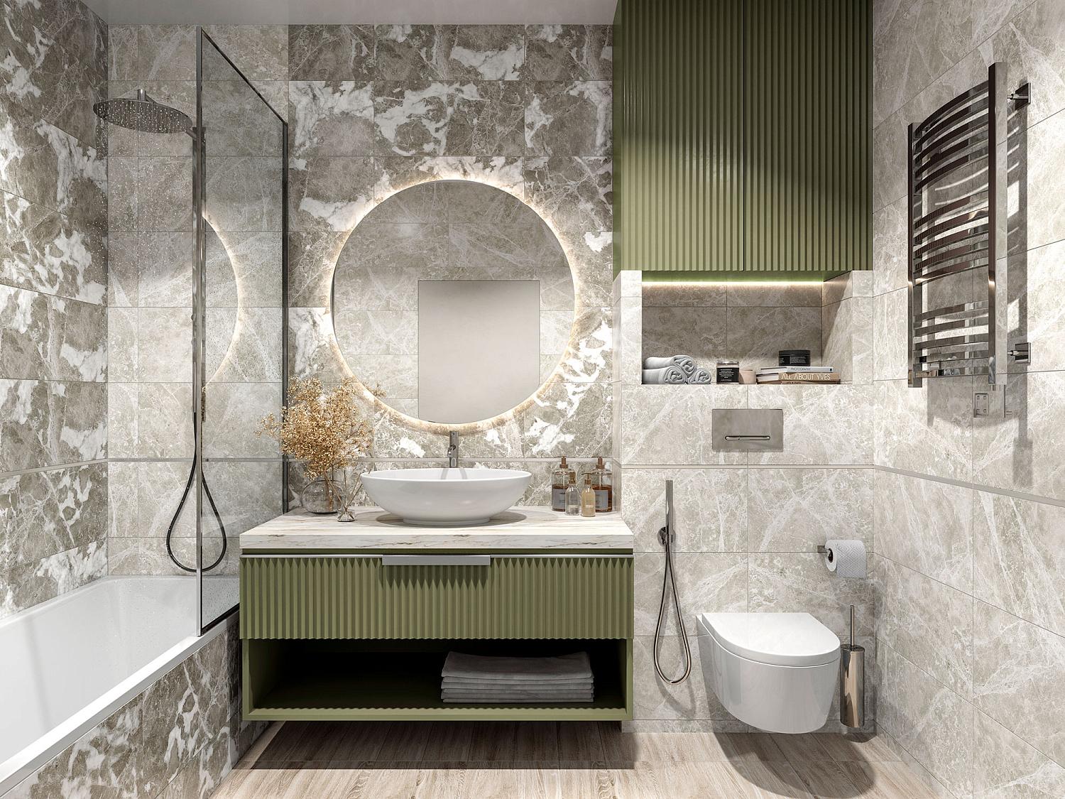 Плита настенная Action_GT Сер. 30x60 GT210VG Global Tile