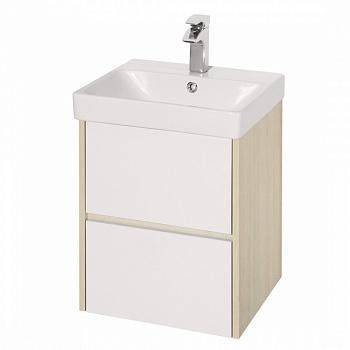 Тумба Сканди 45 под раковину Адриана 45белый/дуб верона 1A251601SDB20 Aquaton